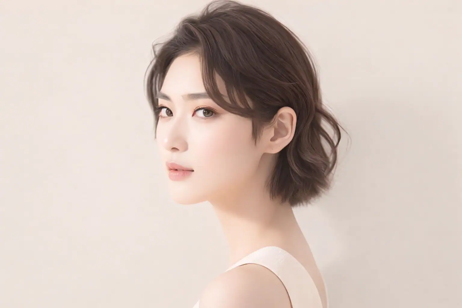 CHARMING 喬米時尚美學品牌首頁情境，展現乾淨光滑肌膚與舒適美容空間