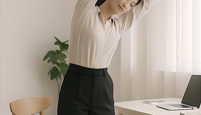 久坐肩腰痠痛 核心肌群喚醒